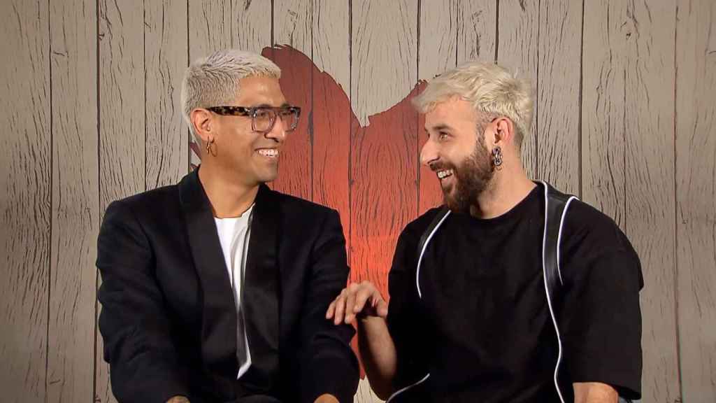 Christian y Coco en 'First Dates'.