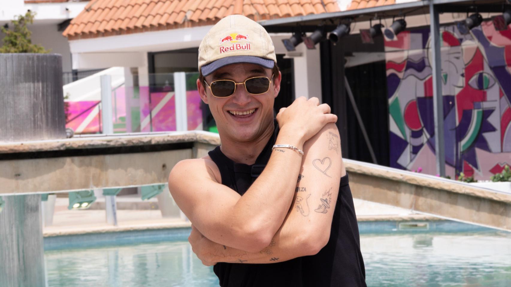 Pol Granch en la promoción de 'Disco Ibiza Locomía' en Barcelona.