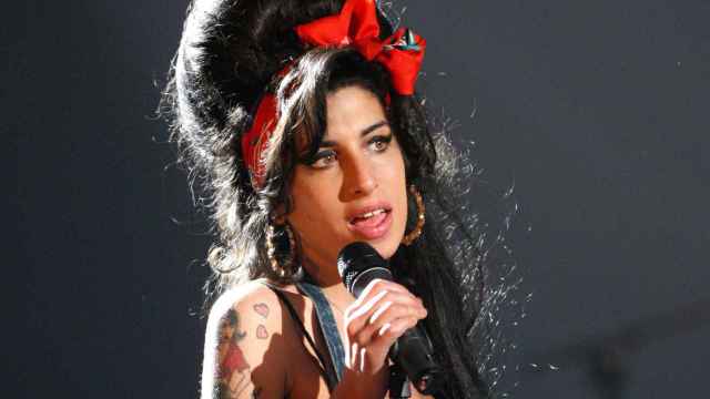 Amy Winhouse en los Premios MTV de Europa 2007.
