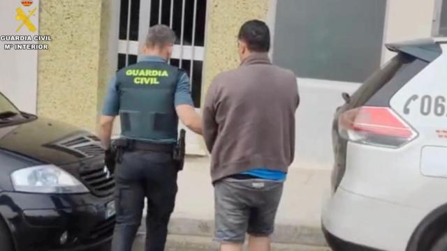 Uno de los detenidos en Ordes.