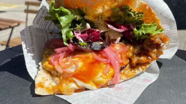 Bocata de barbacoa coreana de Vigo.