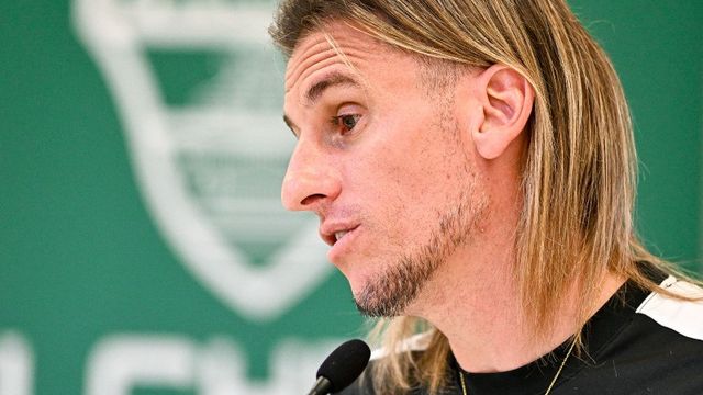 Beccacece, en su rueda de prensa de este viernes.