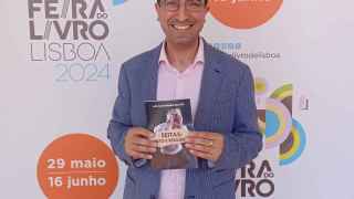 Luis Santamaría en la Feria del Libro de Lisboa