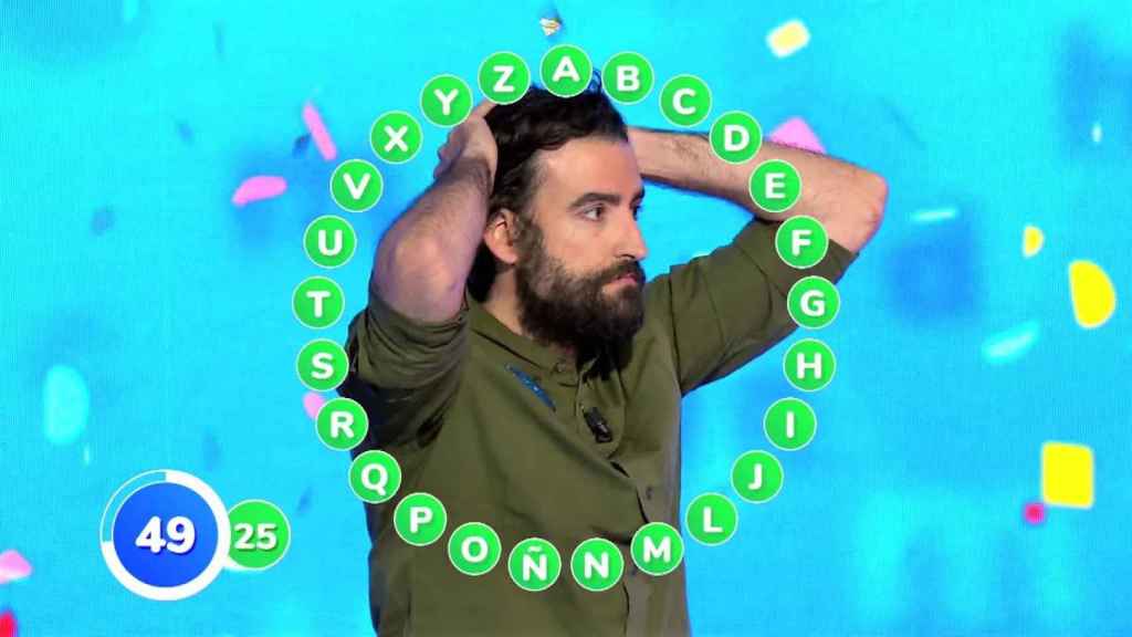 Rafa Castaño en 'Pasapalabra'.