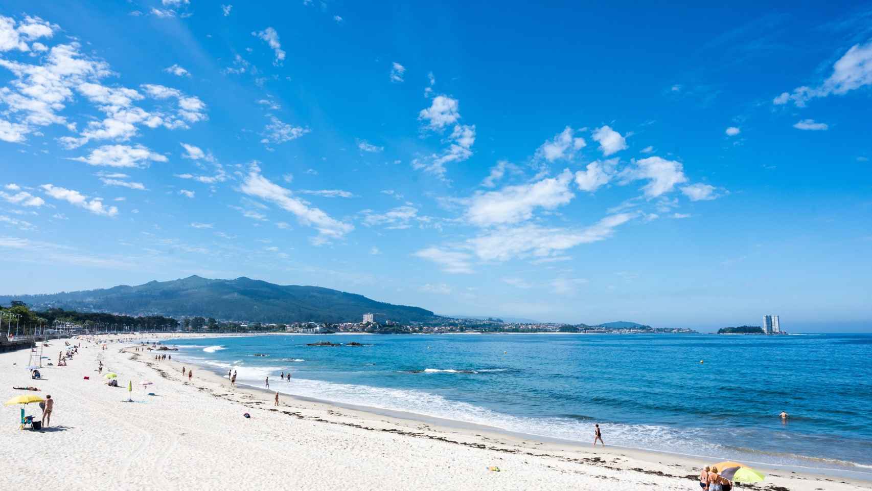 Playa de Samil, en Vigo
