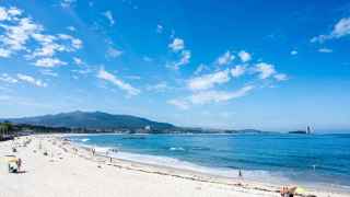 Playa de Samil, en Vigo