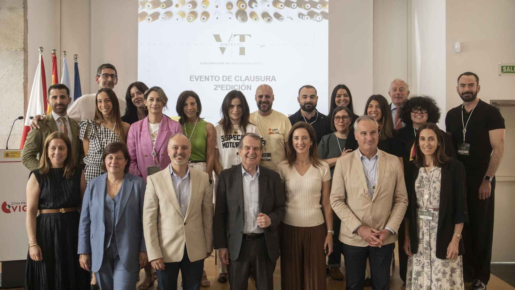 Evento de clausura de la aceleradora ViaTextil.