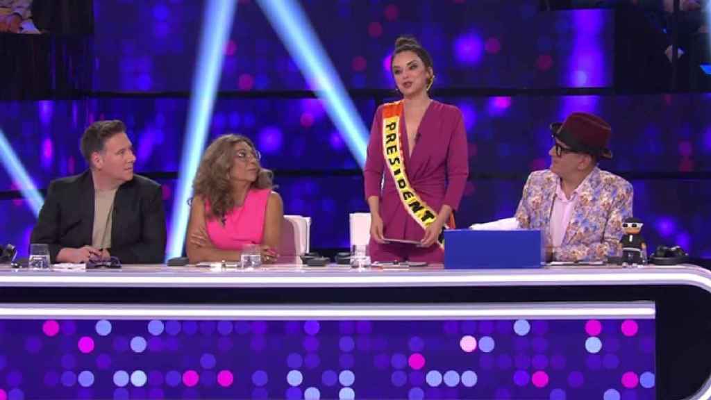 Carlos Latre, Lolita, Chenoa y José Corbacho en 'Tu cara me suena'.