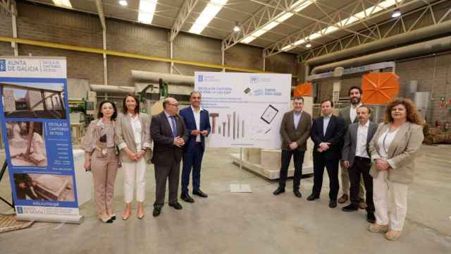 Presentación de la Escuela de Cantería de Poio.