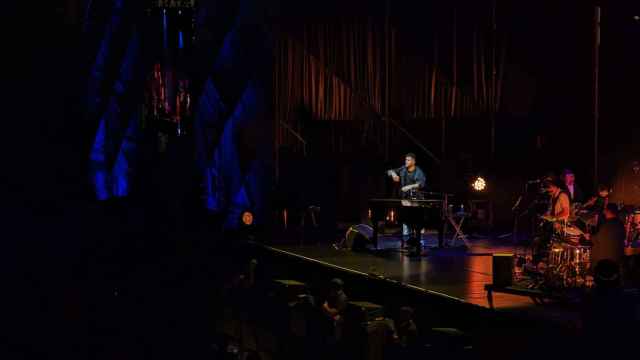 Pablo López en su concierto de Málaga.