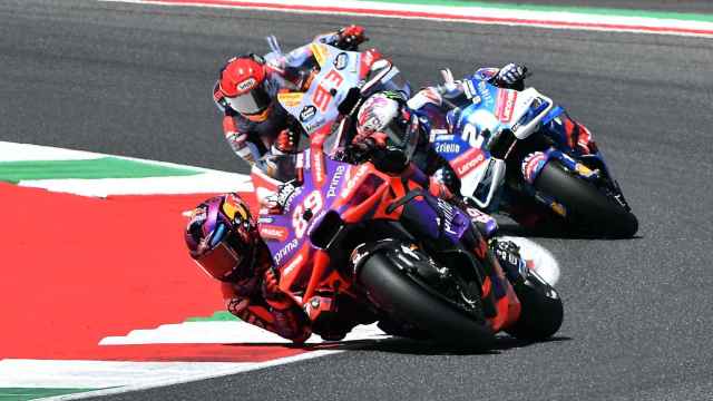 Bagnaia, por delante de Martín y Bastianini.