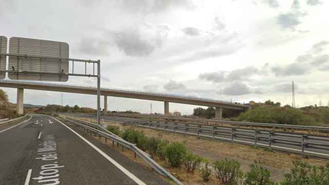 Carretera donde ocurrió el accidente.