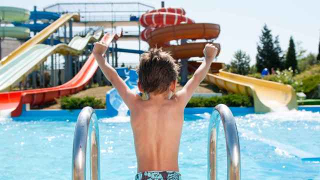 Imagen de archivo de un parque acuático.