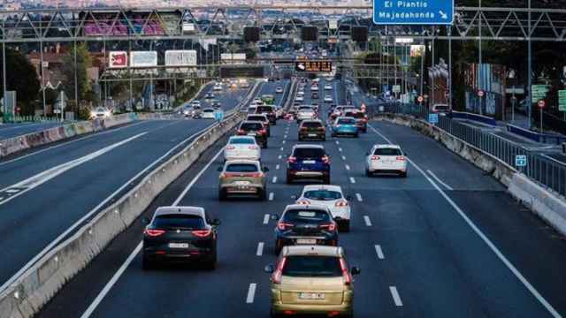 Imagen de archivo de una carretera española.