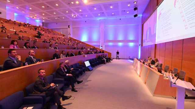 Un momento de la recientemente celebrada asamblea de Innobasque.