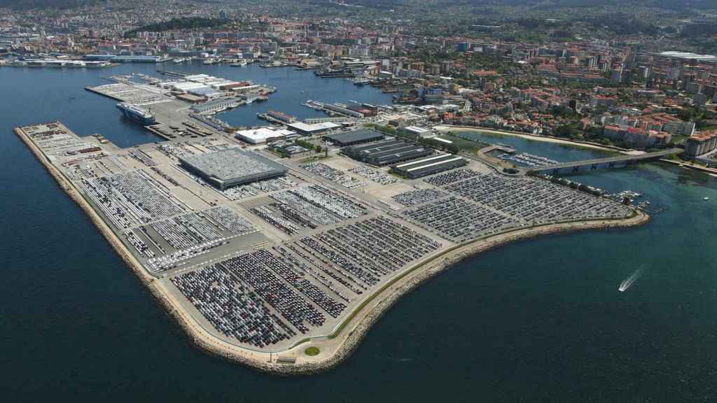 Instalaciones de la Zona Franca de Vigo en Bouzas.