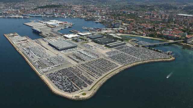 Instalaciones de la Zona Franca de Vigo en Bouzas.