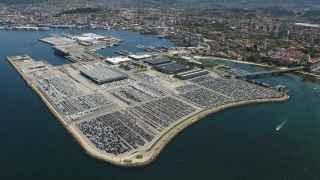 Instalaciones de la Zona Franca de Vigo en Bouzas.