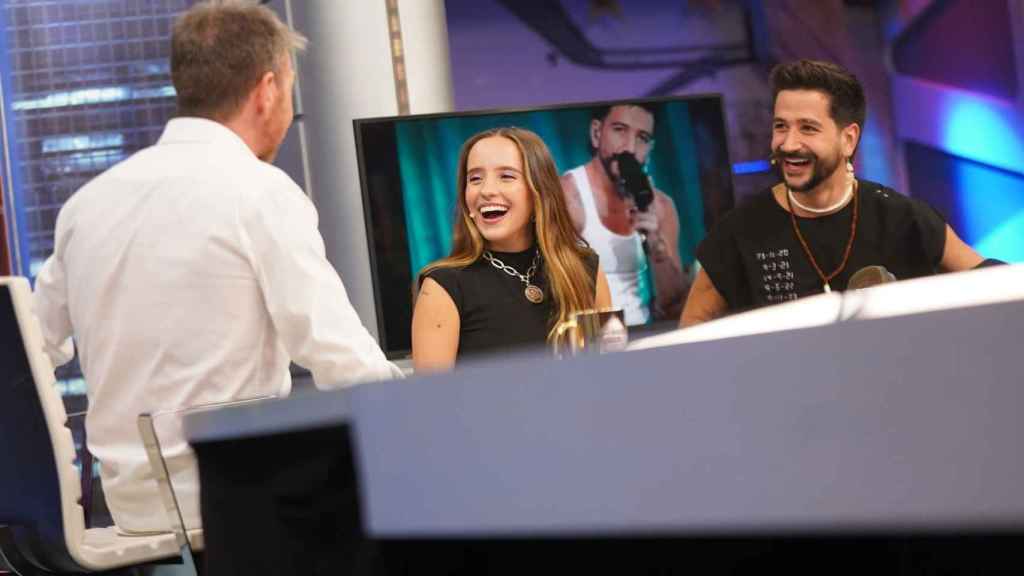 Camilo y Eva Luna en ‘El Hormiguero’.