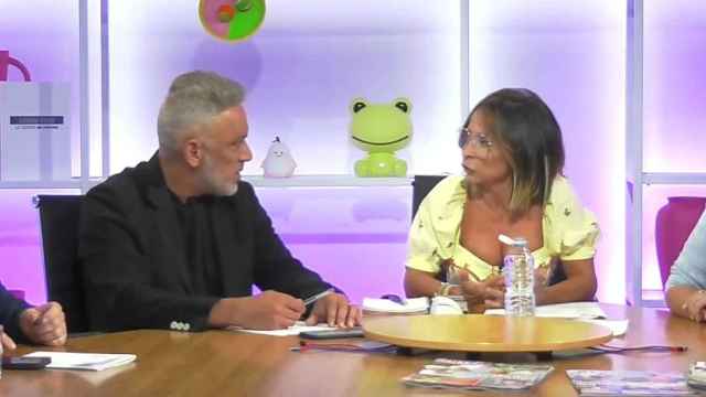 Kiko Hernández en 'Ni que fuéramos Shhh' junto a María Patiño.