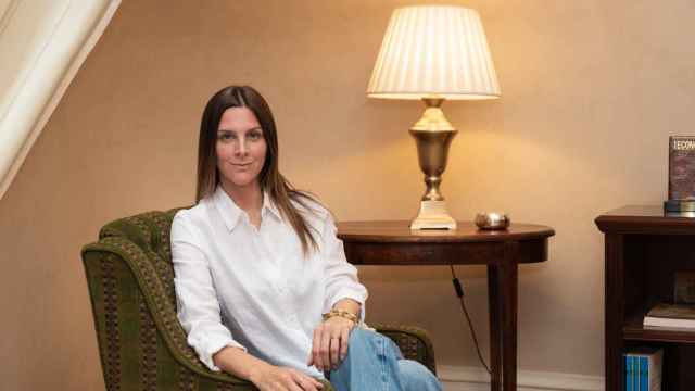 La liberal Antonella Marty, posando minutos antes de la entrevista