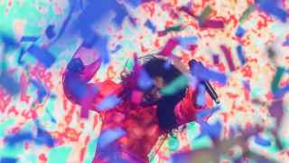 La cantante de M.I.A durante una actuación en la tercera jornada del festival Mad Cool 2023, que estrena recinto en Villaverde Alto