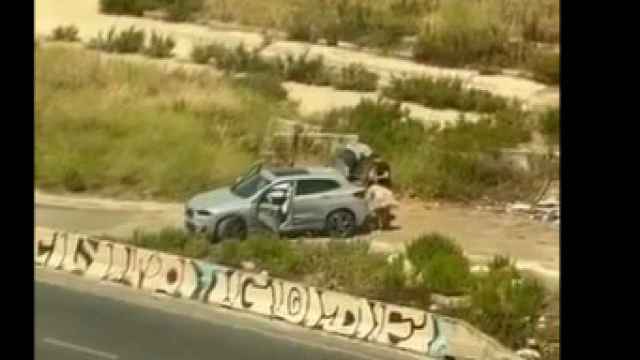 El hermano de Villacís sufrió un choque con el coche de la detenida antes del tiroteo: el vídeo de la huida