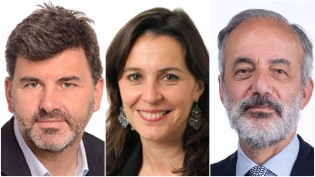 Nicolás González, Ana Miranda y Fracnisco Millán