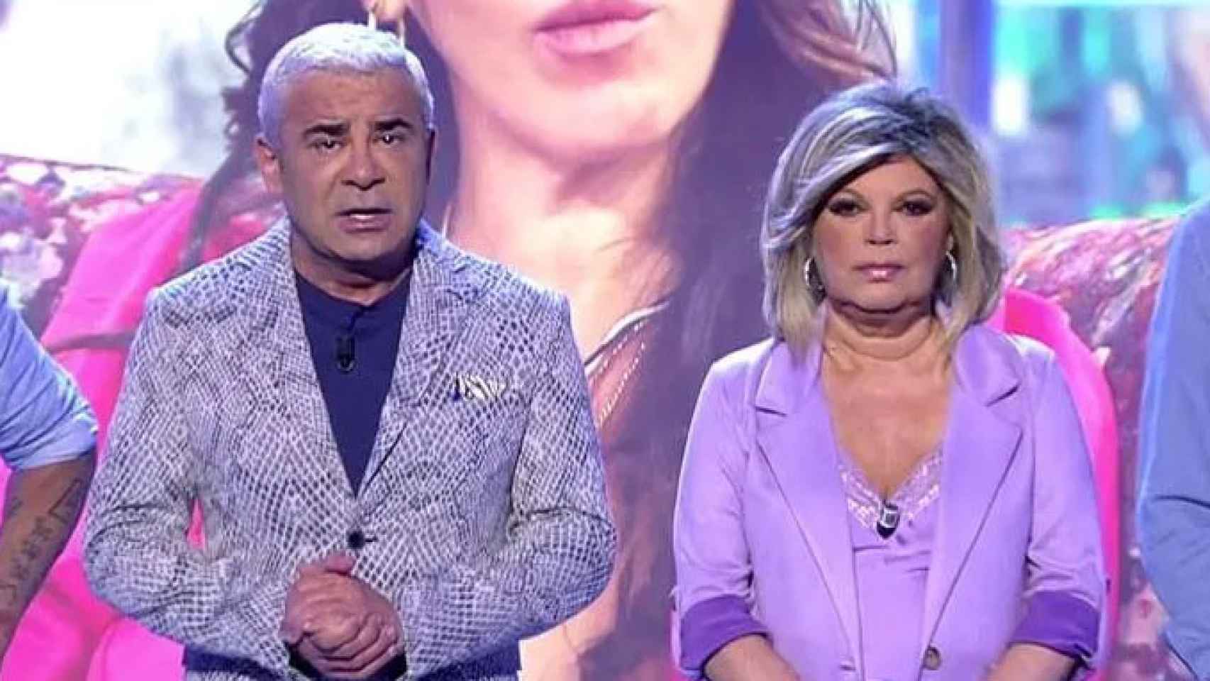 Jorge Javier Vázquez y Terelu Campos en 'Sálvame'.