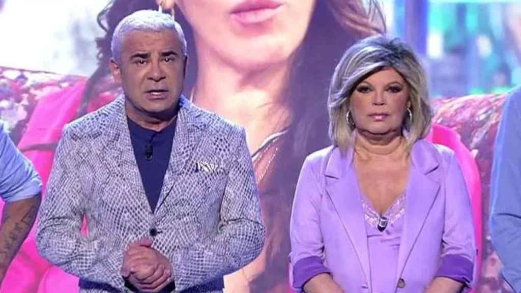 Jorge Javier Vázquez y Terelu Campos en 'Sálvame'.