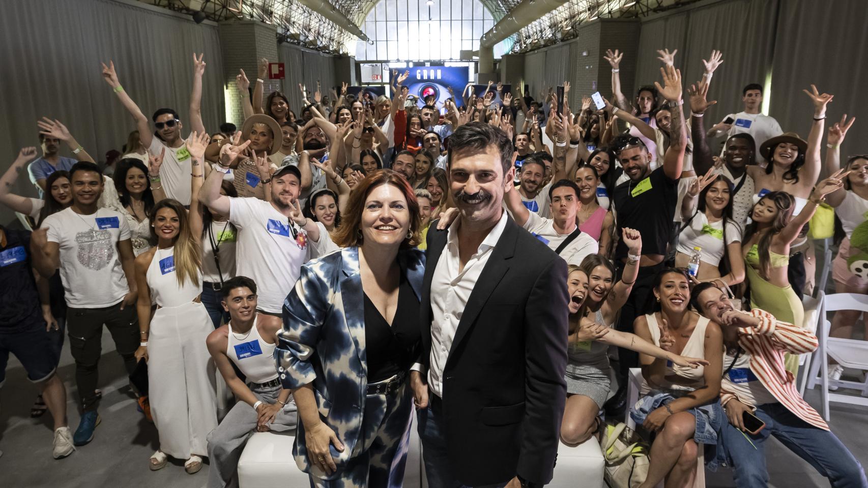 Miguel Martín, director de Zeppelin, y Teresa Colomina, directora de casting de 'GH'