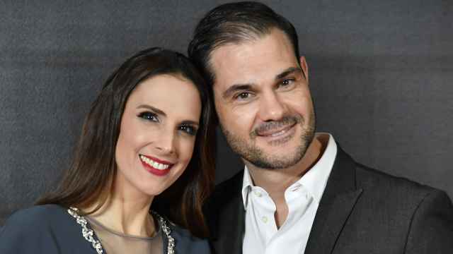 Juan Pablo Lauro junto a su pareja, Nuria Fergó, en un acto público, en septiembre de 2023.