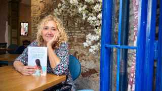 Lola Cabrillana, minutos antes de la entrevista.