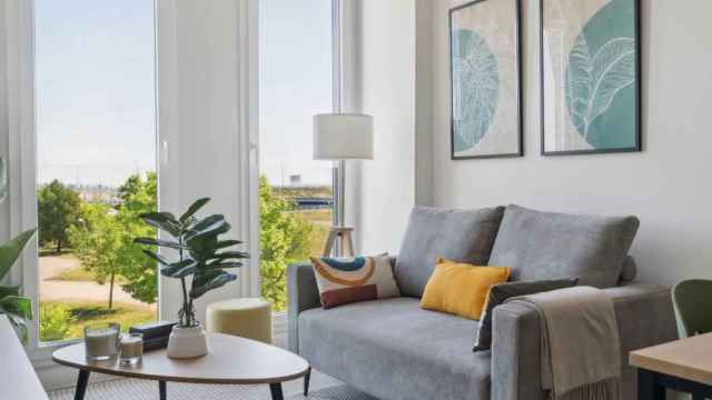 Interior de una de las habitaciones que Habyt ofrece en Vallecas.