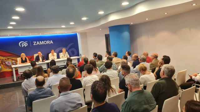 Carlos Fernández y José María Barrios en el acto sectorial