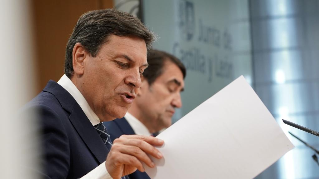 El portavoz de la Junta, Carlos Fernández Carriedo