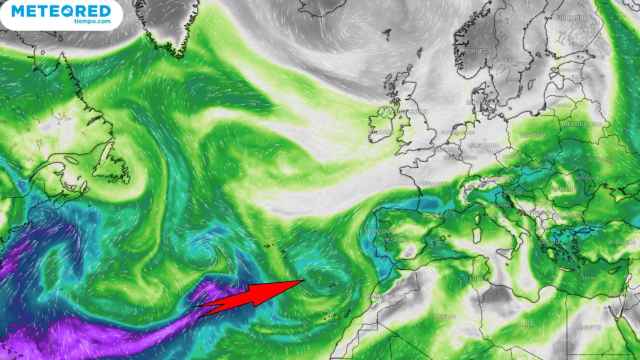La DANA que alcanzará a España en la tarde del viernes. Meteored.