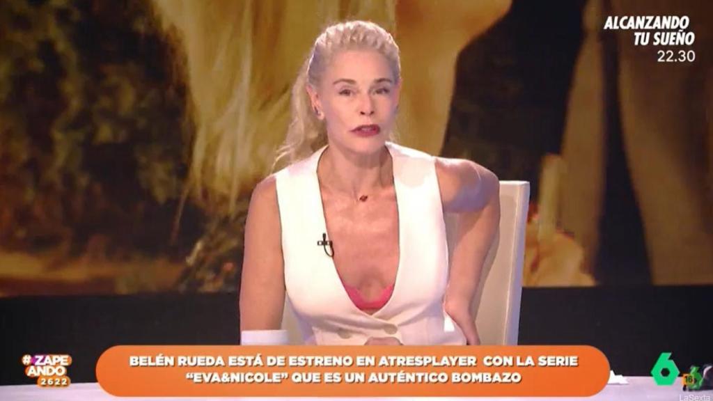 Belén Rueda presentando 'Zapeando'