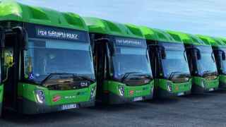 Autobuses interurbanos de la empresa Martín.