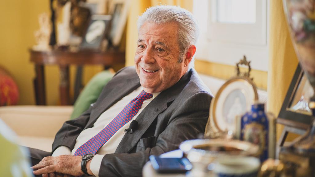 Francisco de Borbón y Escasany, duque de Sevilla, durante la entrevista con EL ESPAÑOL | Porfolio.