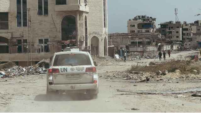 Los edificios destruidos de Gaza