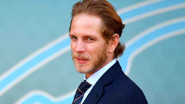 Andrea Casiraghi en las calles de Atenas, año 2021.