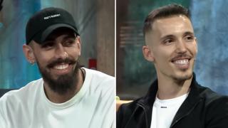 Borja Iglesias y Alejandro Grimaldo en
