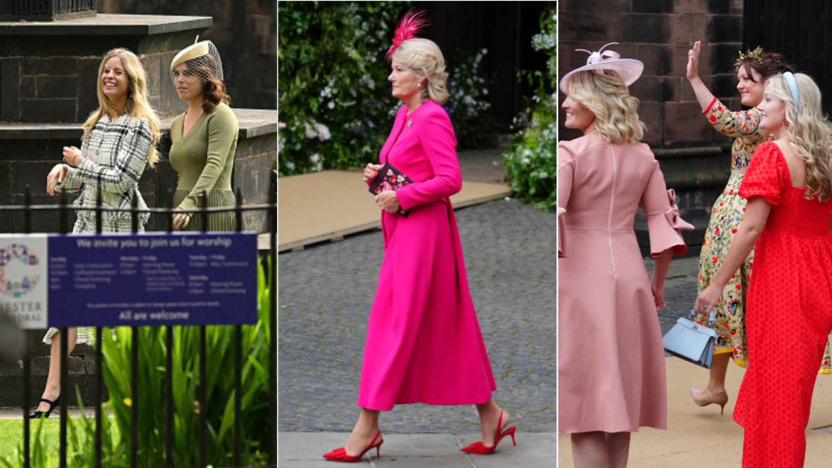 Los invitados a la boda de Hugh Grosvenor y Olivia Henson.