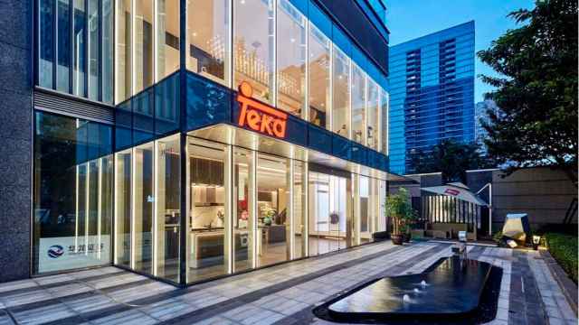 Una tienda de Teka en China.