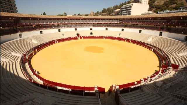 Imagen interior de la plaza de toros de La Malagueta.