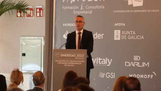 Joaquín Dosil durante el evento Sinerxias 2023.