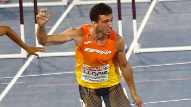 Quique Llopis, en el Europeo.