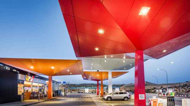 Estación de servicio Repsol.