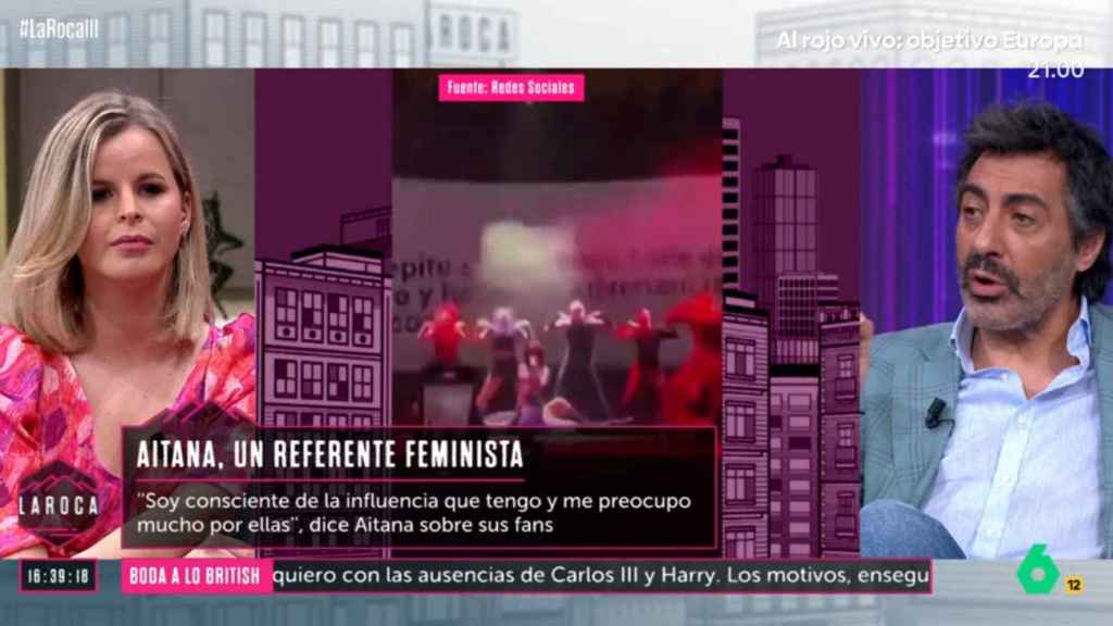 Marta Critikian y Juan del Val, colaboradores de 'La Roca'